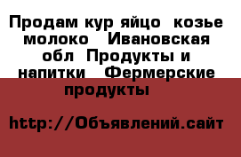 Продам кур.яйцо, козье молоко - Ивановская обл. Продукты и напитки » Фермерские продукты   